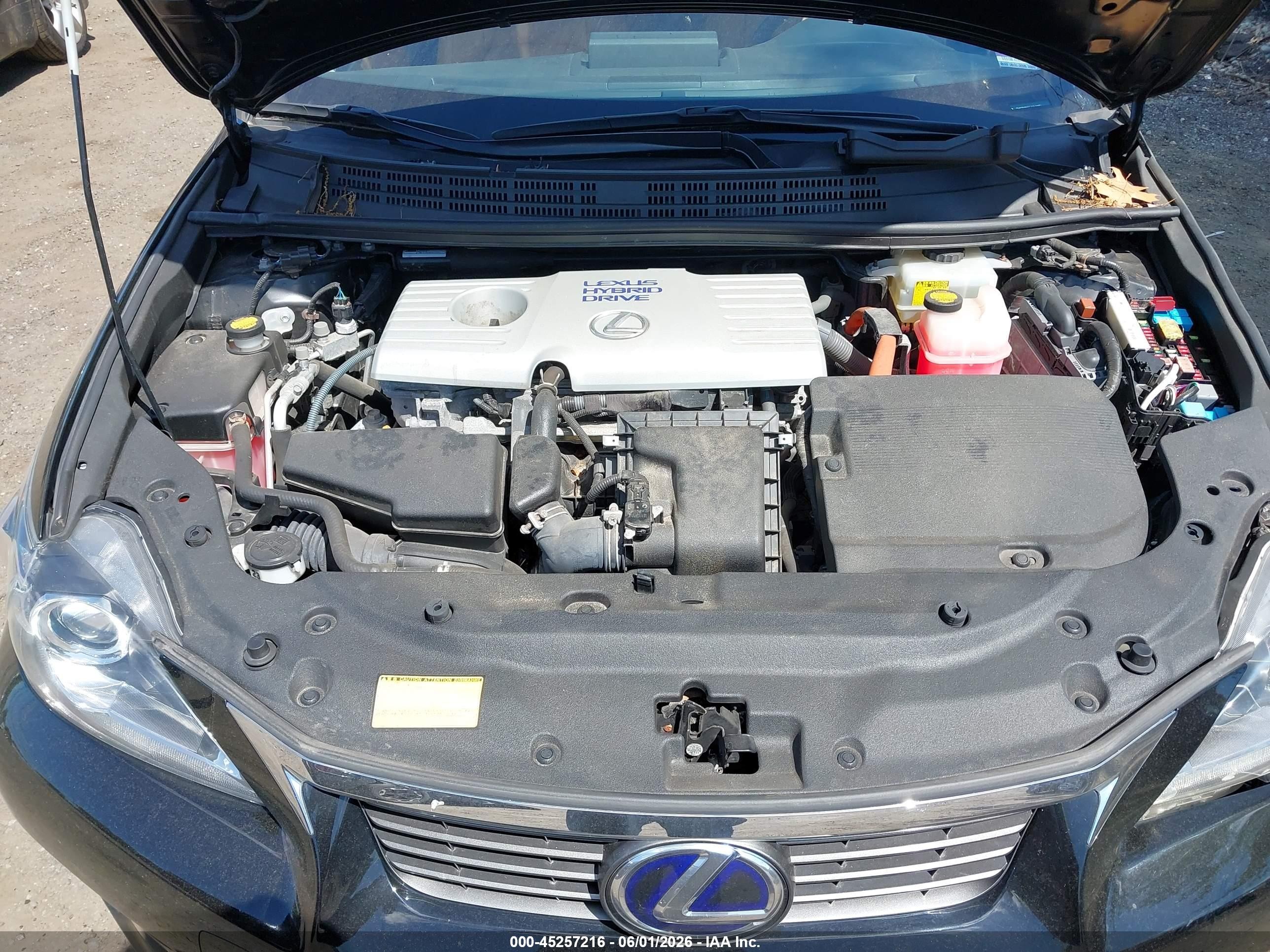 2012 Lexus Ct 200h Premium Black vin: JTHKD5BH0C2053690