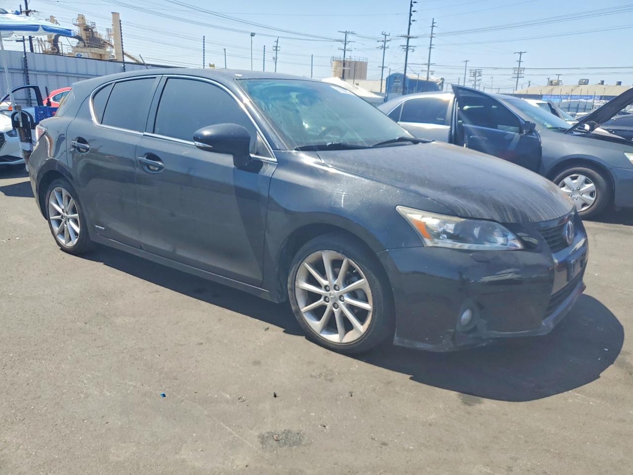 2012 Lexus Ct 200 Black vin: JTHKD5BH0C2080288