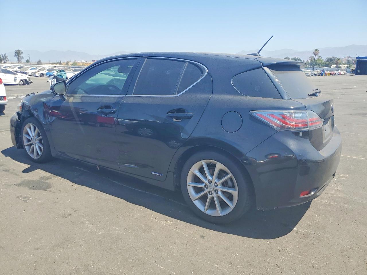 2012 Lexus Ct 200 Black vin: JTHKD5BH0C2080288