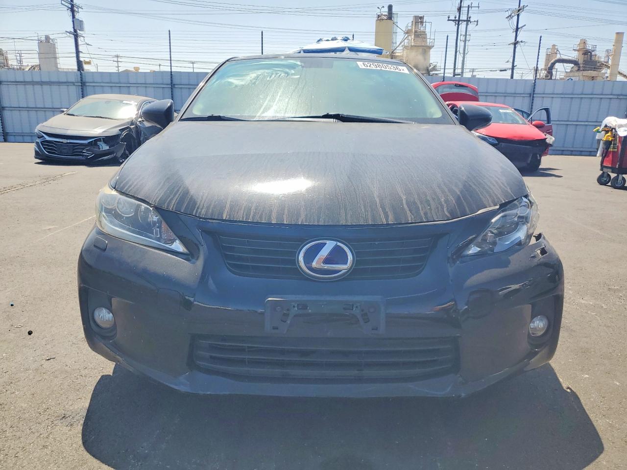 2012 Lexus Ct 200 Black vin: JTHKD5BH0C2080288