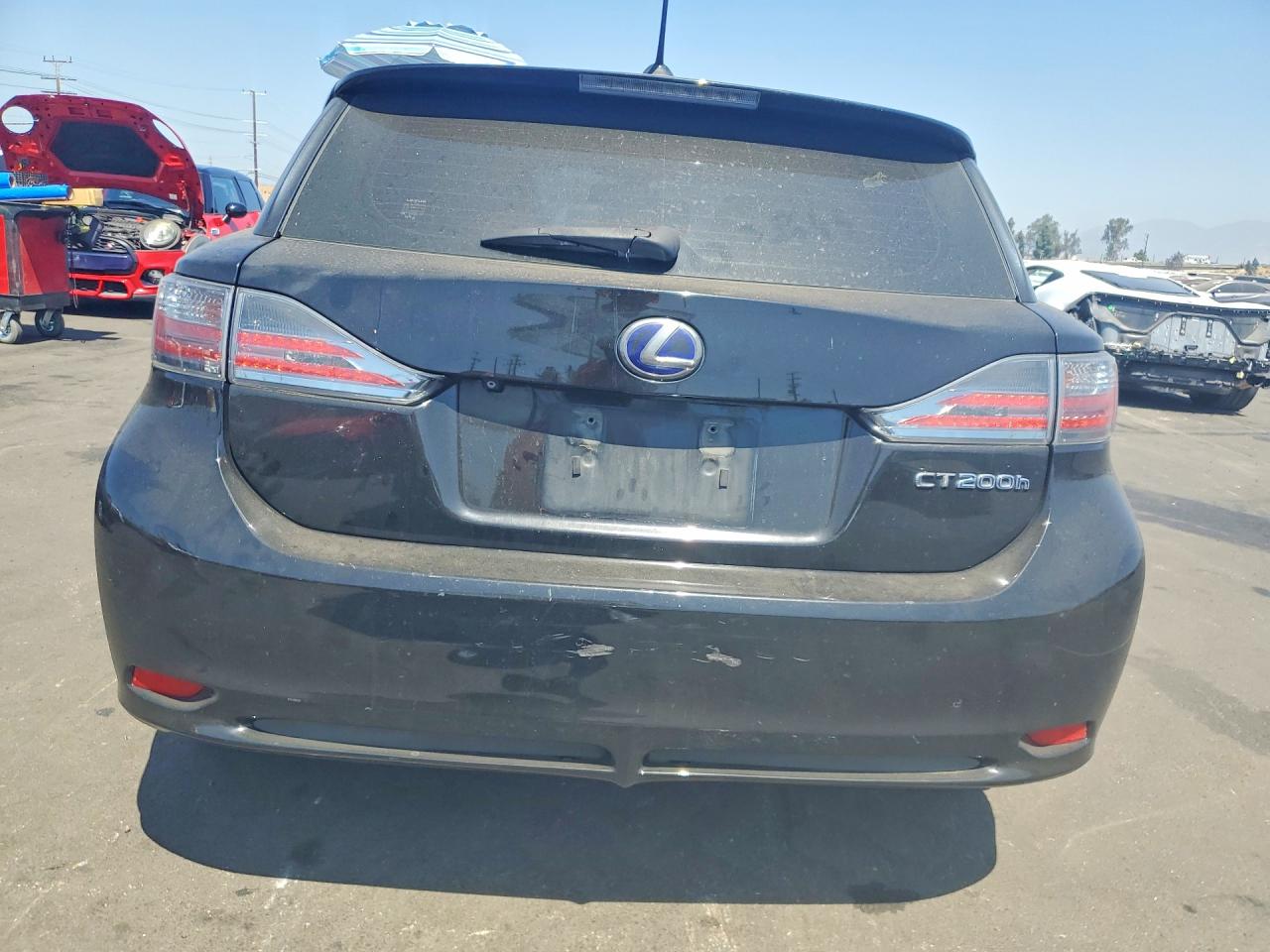 2012 Lexus Ct 200 Black vin: JTHKD5BH0C2080288