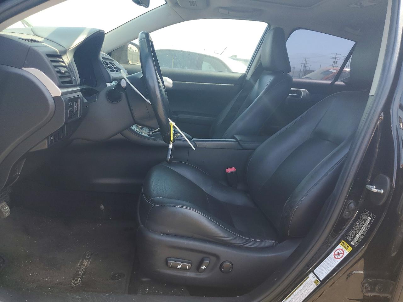 2012 Lexus Ct 200 Black vin: JTHKD5BH0C2080288