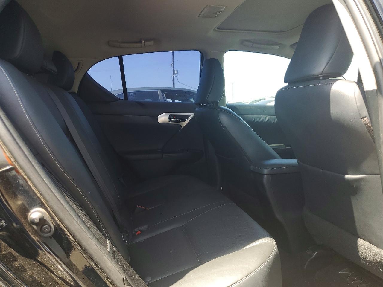 2012 Lexus Ct 200 Black vin: JTHKD5BH0C2080288