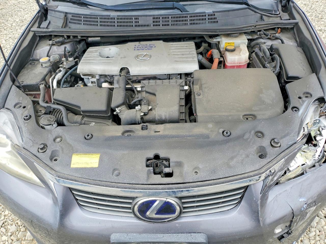 2012 Lexus Ct 200 Gray vin: JTHKD5BH0C2099942