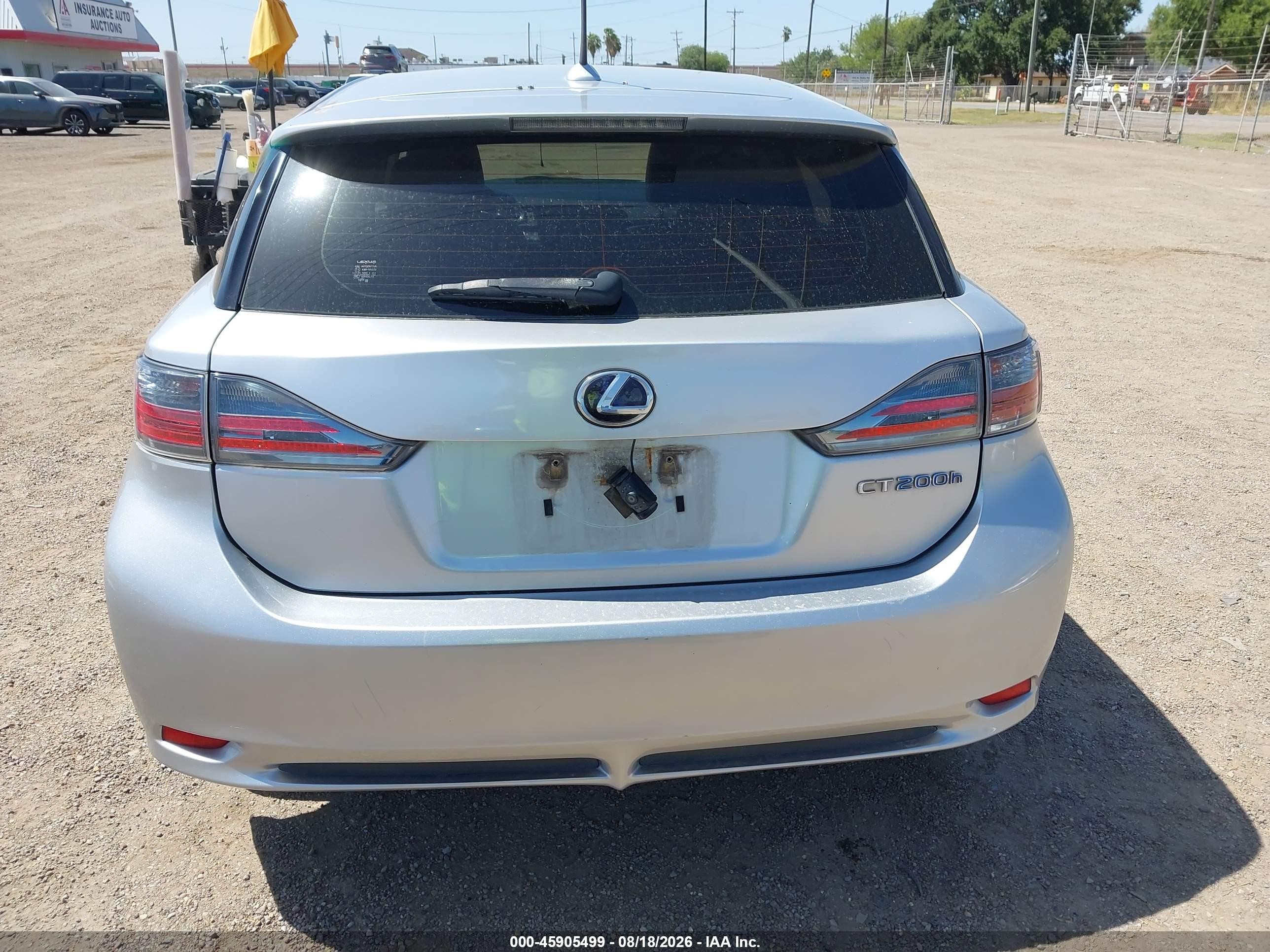 2013 Lexus Ct 200h   Silver vin: JTHKD5BH0D2135064