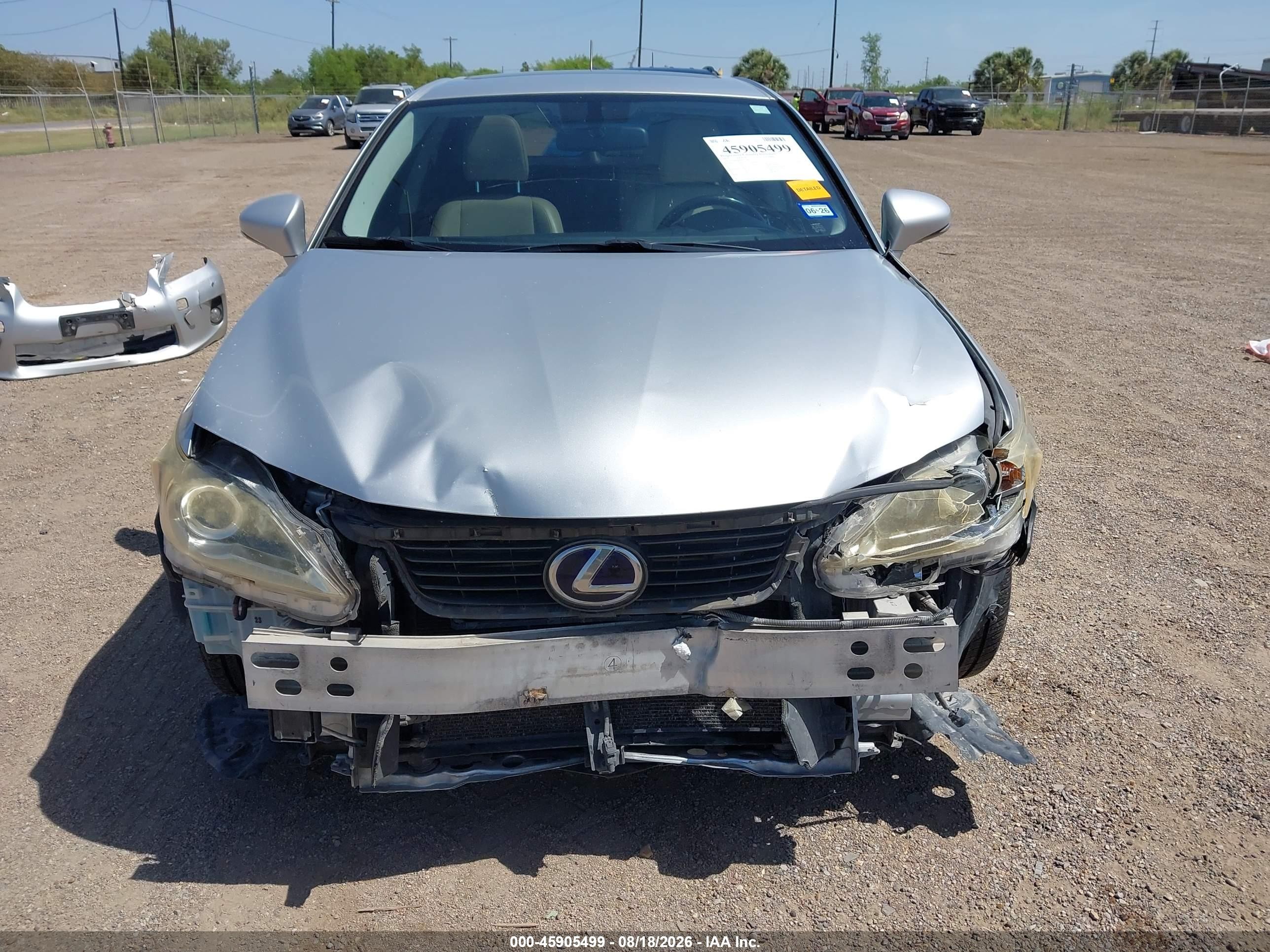 2013 Lexus Ct 200h   Silver vin: JTHKD5BH0D2135064