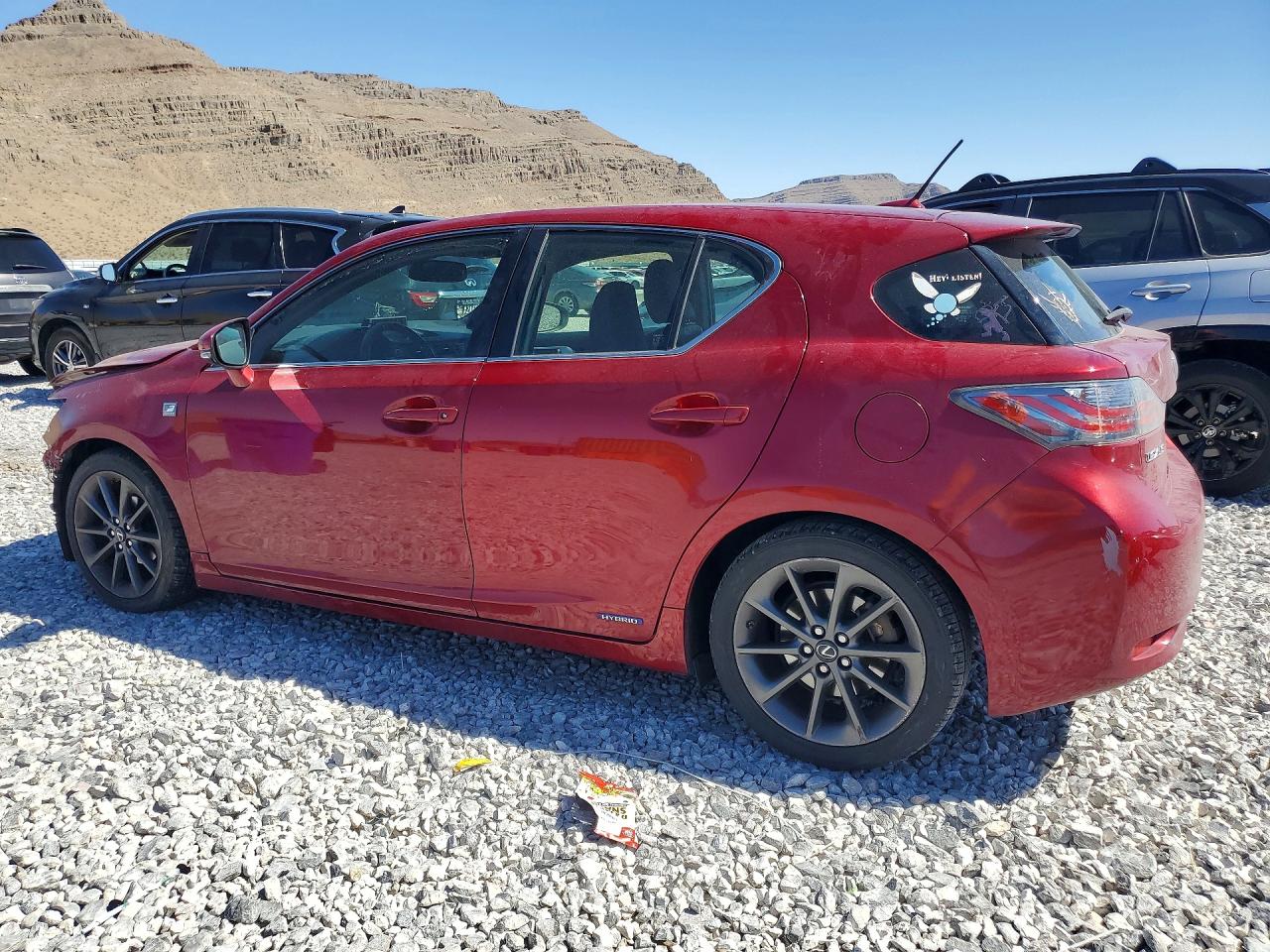 2013 Lexus Ct 200 Красный vin: JTHKD5BH0D2152673