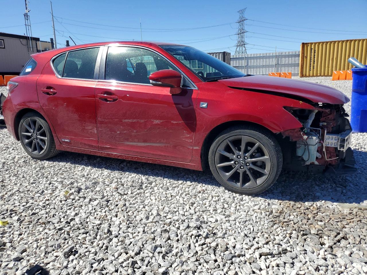 2013 Lexus Ct 200 Красный vin: JTHKD5BH0D2152673
