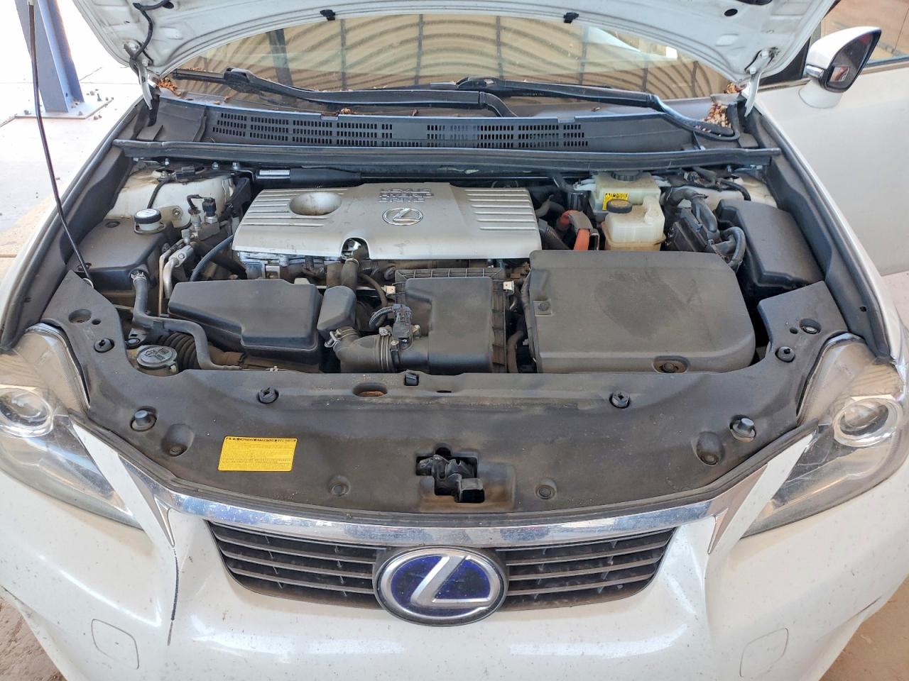 2013 Lexus Ct 200 White vin: JTHKD5BH0D2168291