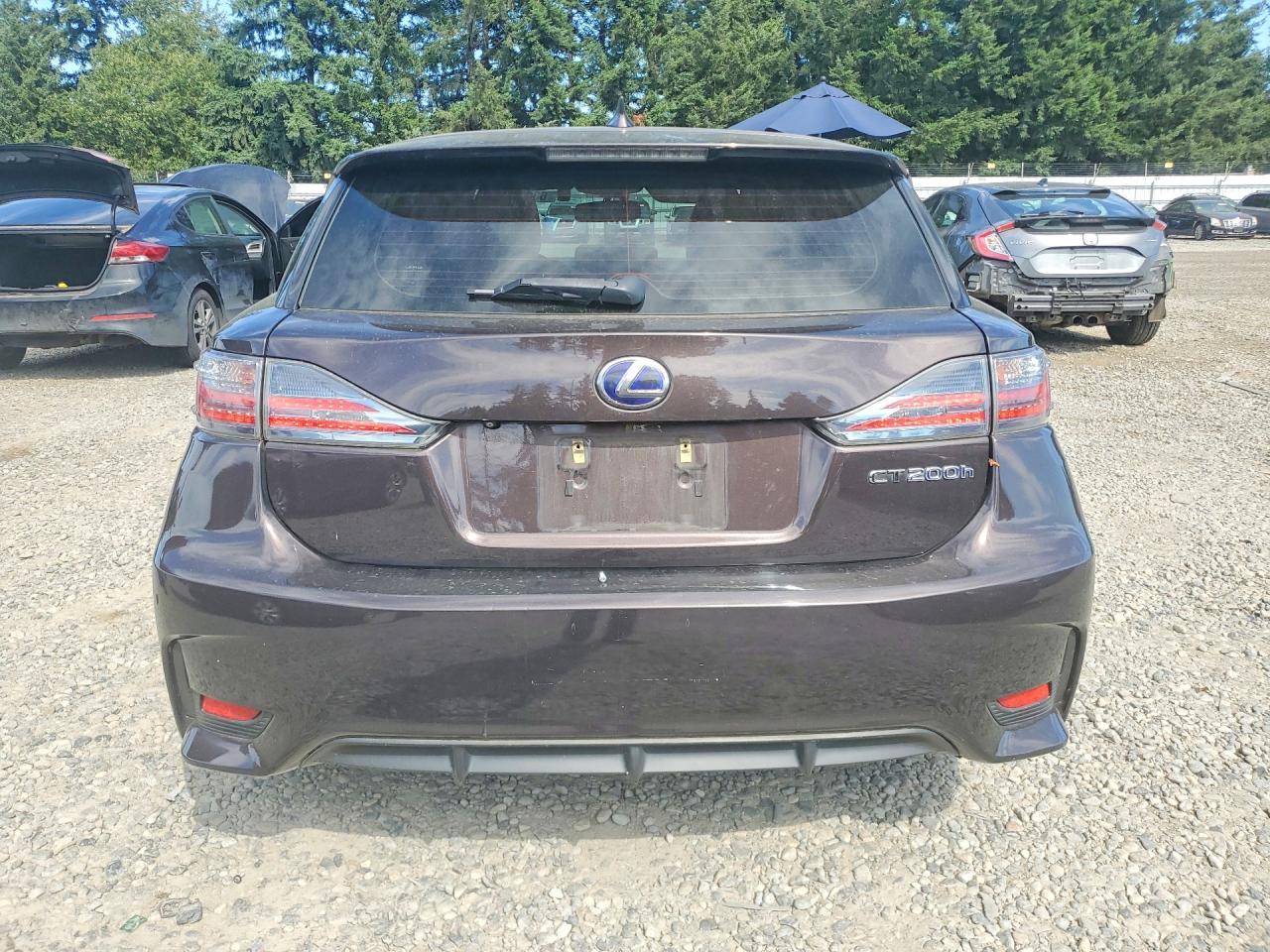2014 Lexus Ct 200 Brown vin: JTHKD5BH0E2184380
