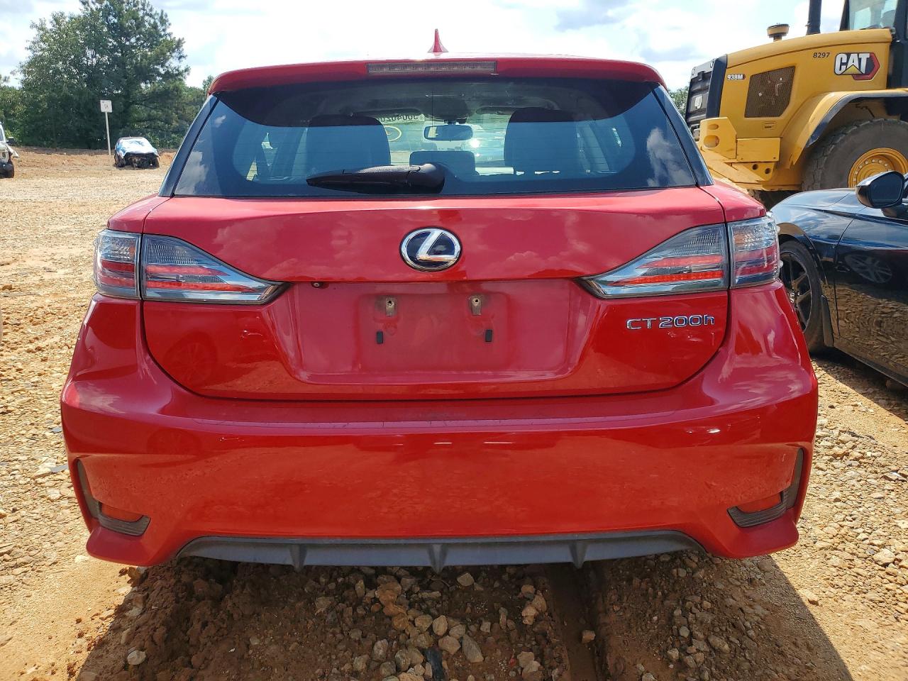 2014 Lexus Ct 200 Red vin: JTHKD5BH0E2201257