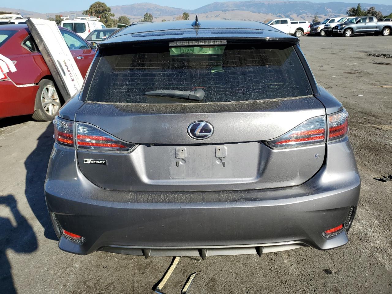 2015 Lexus Ct 200 Gray vin: JTHKD5BH0F2219677