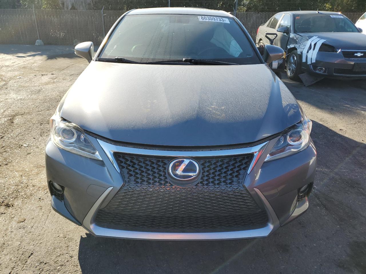 2015 Lexus Ct 200 Gray vin: JTHKD5BH0F2219677