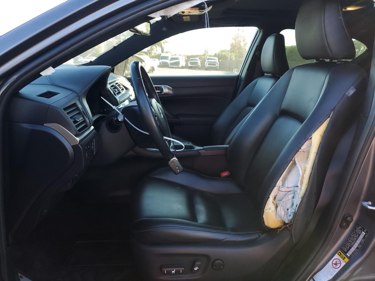 2015 Lexus Ct 200 Gray vin: JTHKD5BH0F2219677