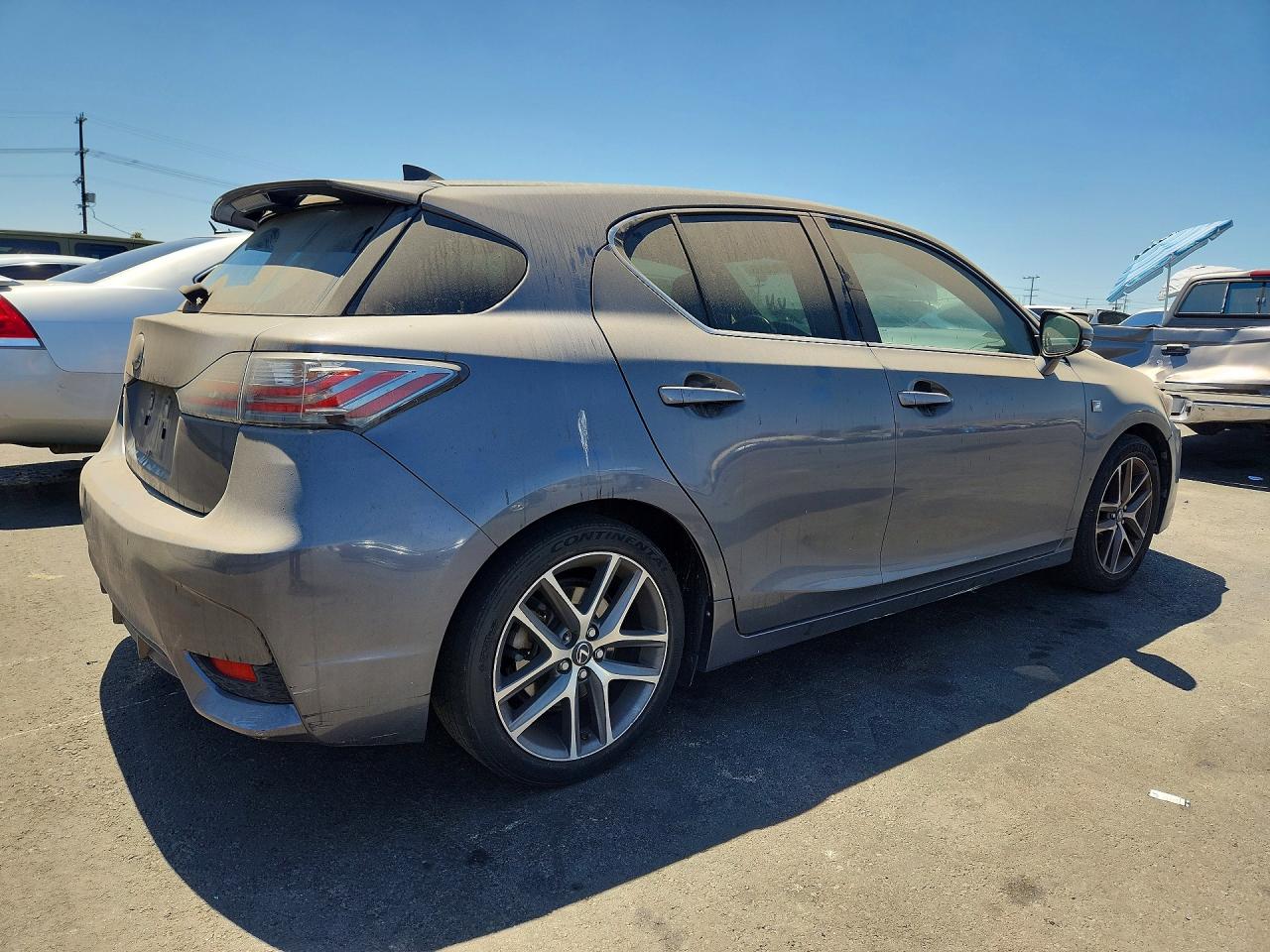 2015 Lexus Ct 200 Charcoal vin: JTHKD5BH0F2219677