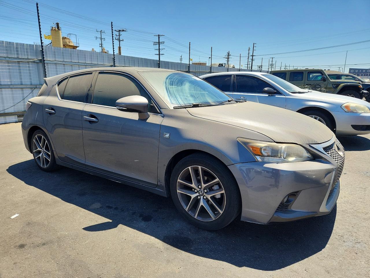 2015 Lexus Ct 200 Charcoal vin: JTHKD5BH0F2219677