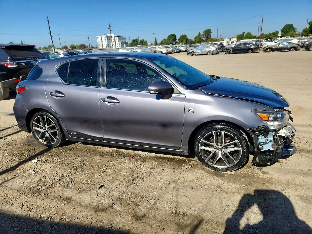 2015 Lexus Ct 200 Gray vin: JTHKD5BH0F2226113
