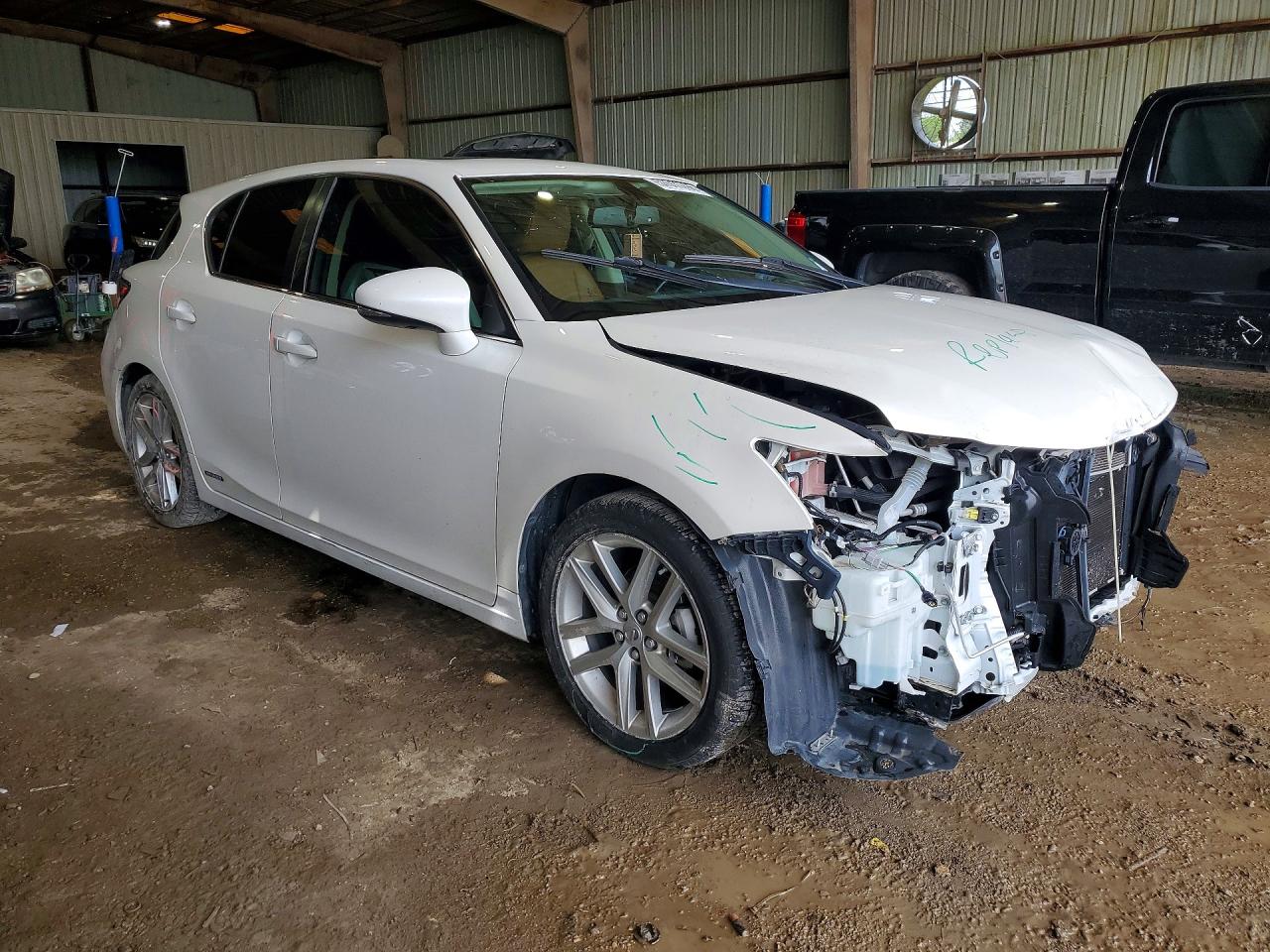 2015 Lexus Ct 200 White vin: JTHKD5BH0F2231408