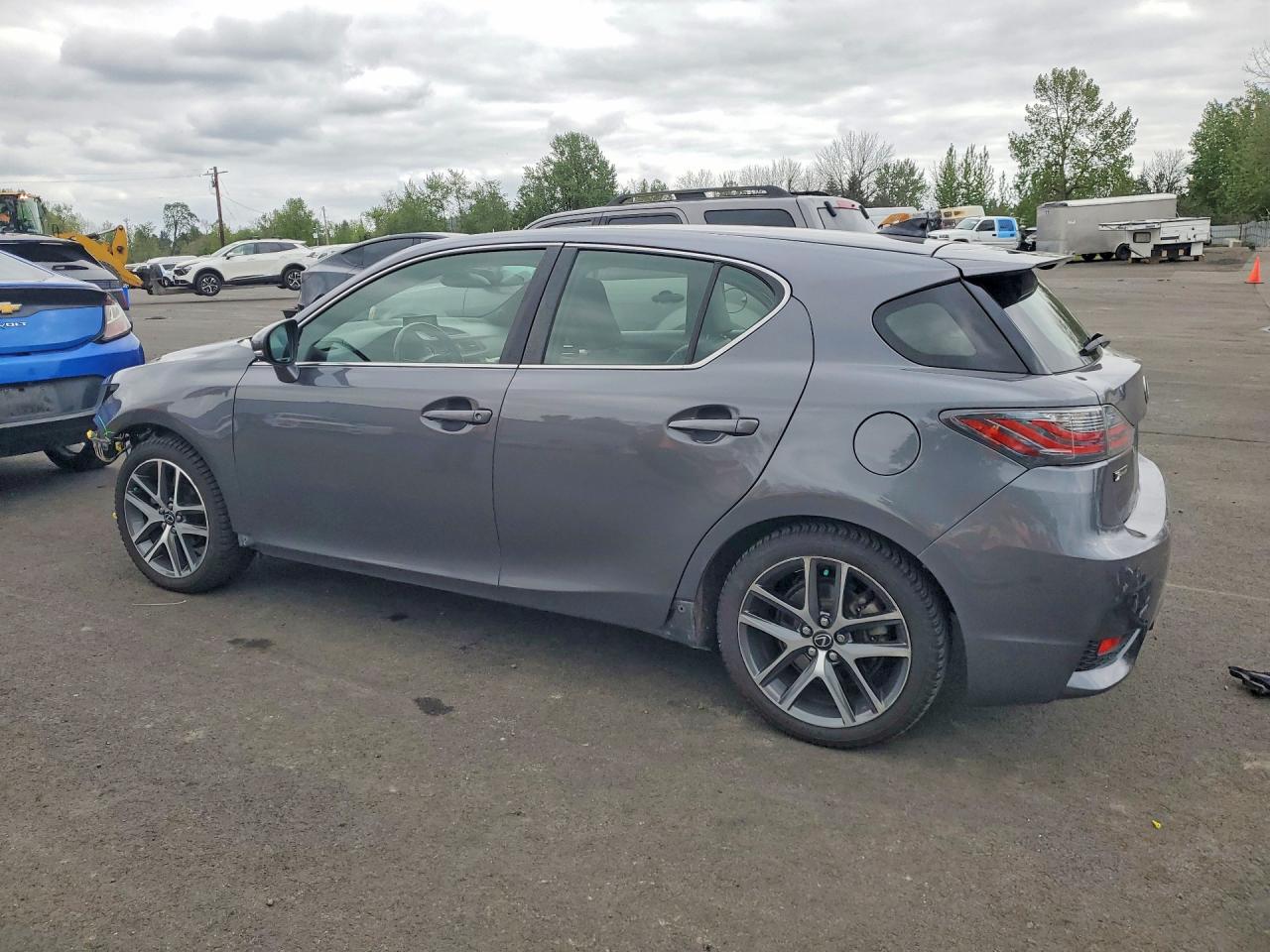 2016 Lexus Ct 200 Gray vin: JTHKD5BH0G2261588