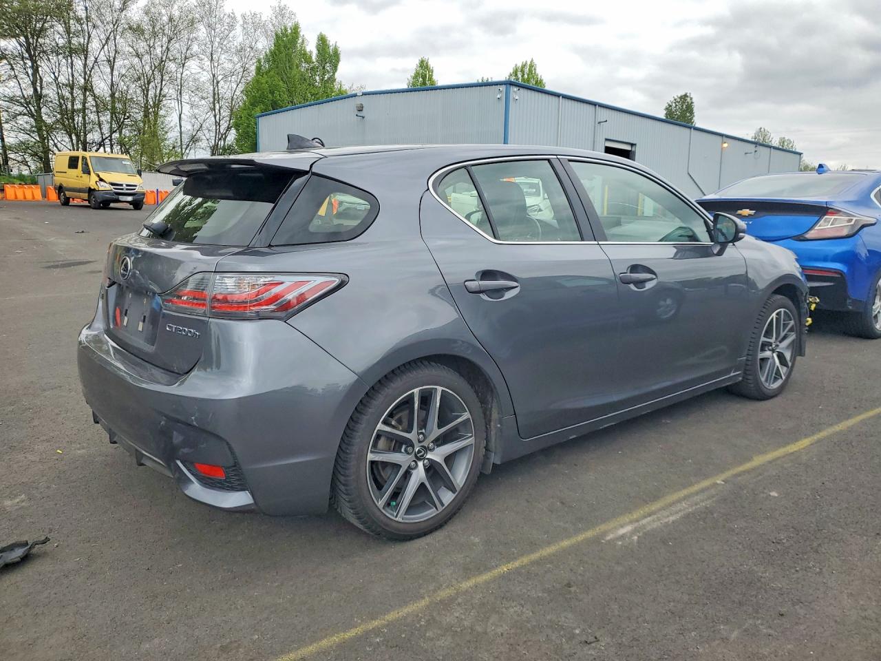 2016 Lexus Ct 200 Gray vin: JTHKD5BH0G2261588