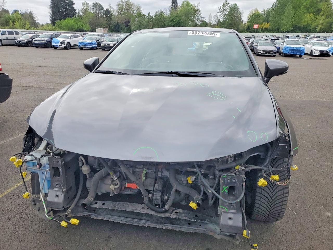 2016 Lexus Ct 200 Gray vin: JTHKD5BH0G2261588