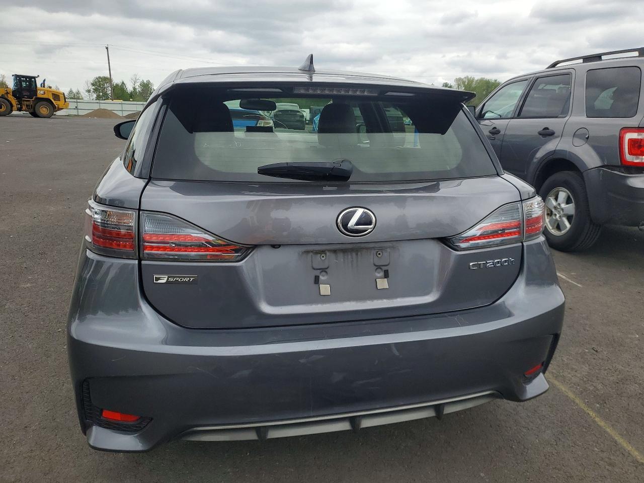 2016 Lexus Ct 200 Gray vin: JTHKD5BH0G2261588