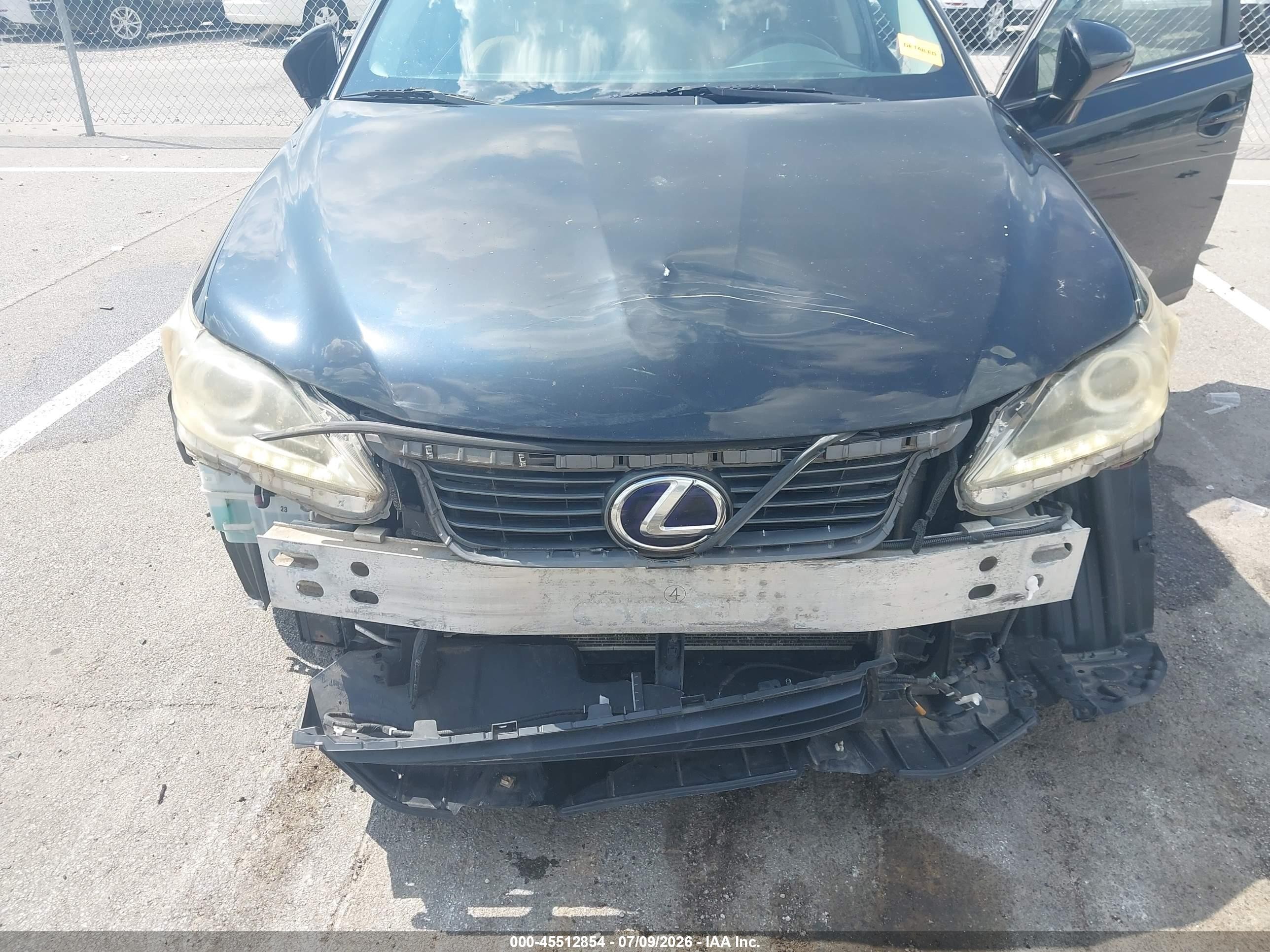 2011 Lexus Ct 200h   Black vin: JTHKD5BH1B2001869