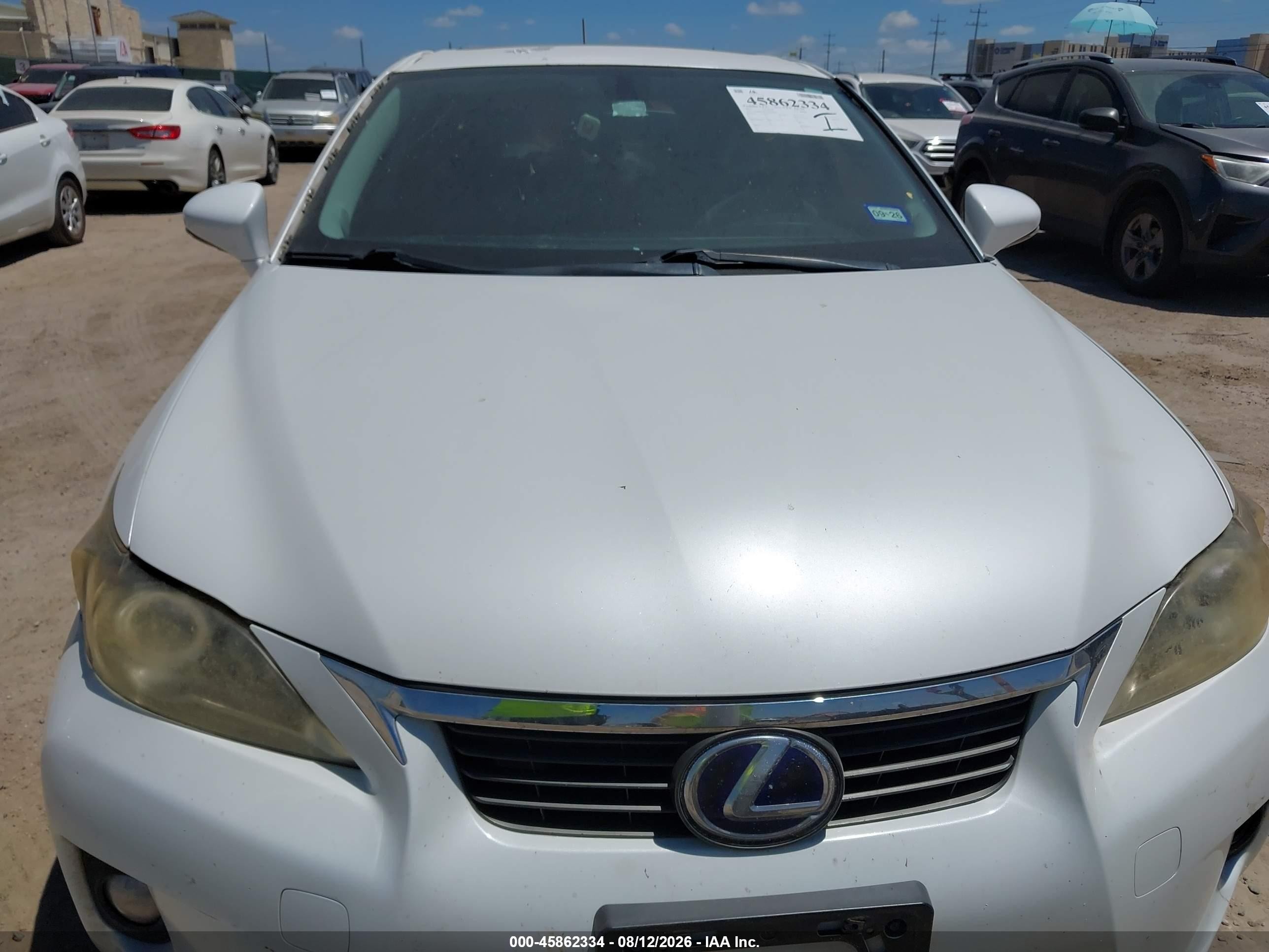 2011 Lexus Ct 200h Premium Белый vin: JTHKD5BH1B2026478