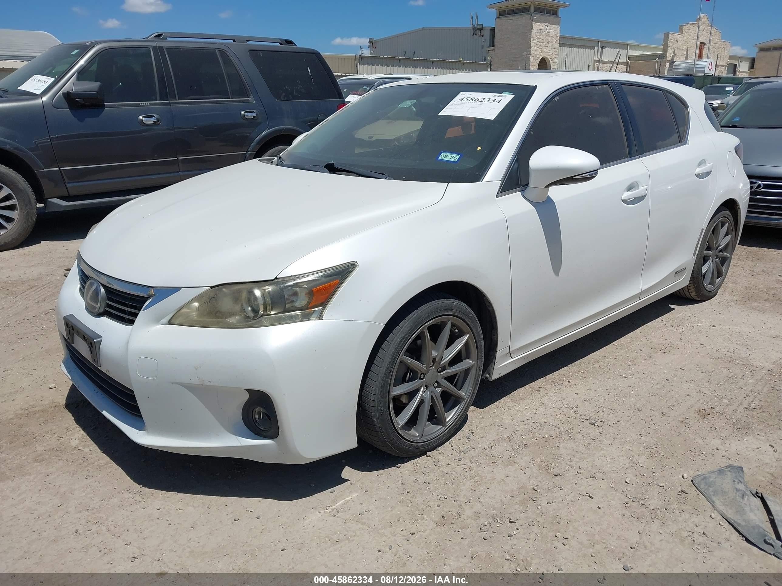 2011 Lexus Ct 200h Premium Белый vin: JTHKD5BH1B2026478