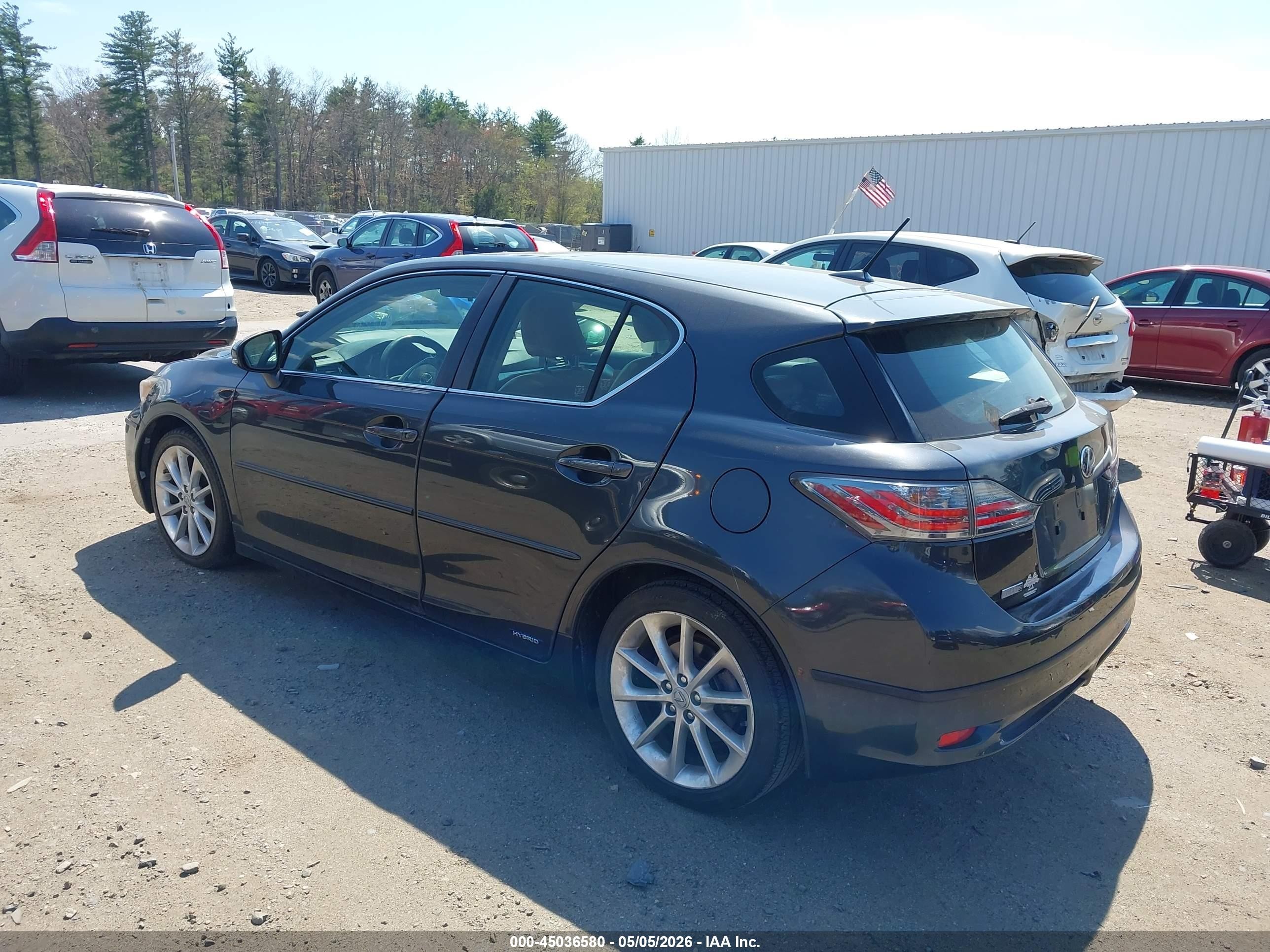 2011 Lexus Ct 200h Premium Серый vin: JTHKD5BH1B2030398