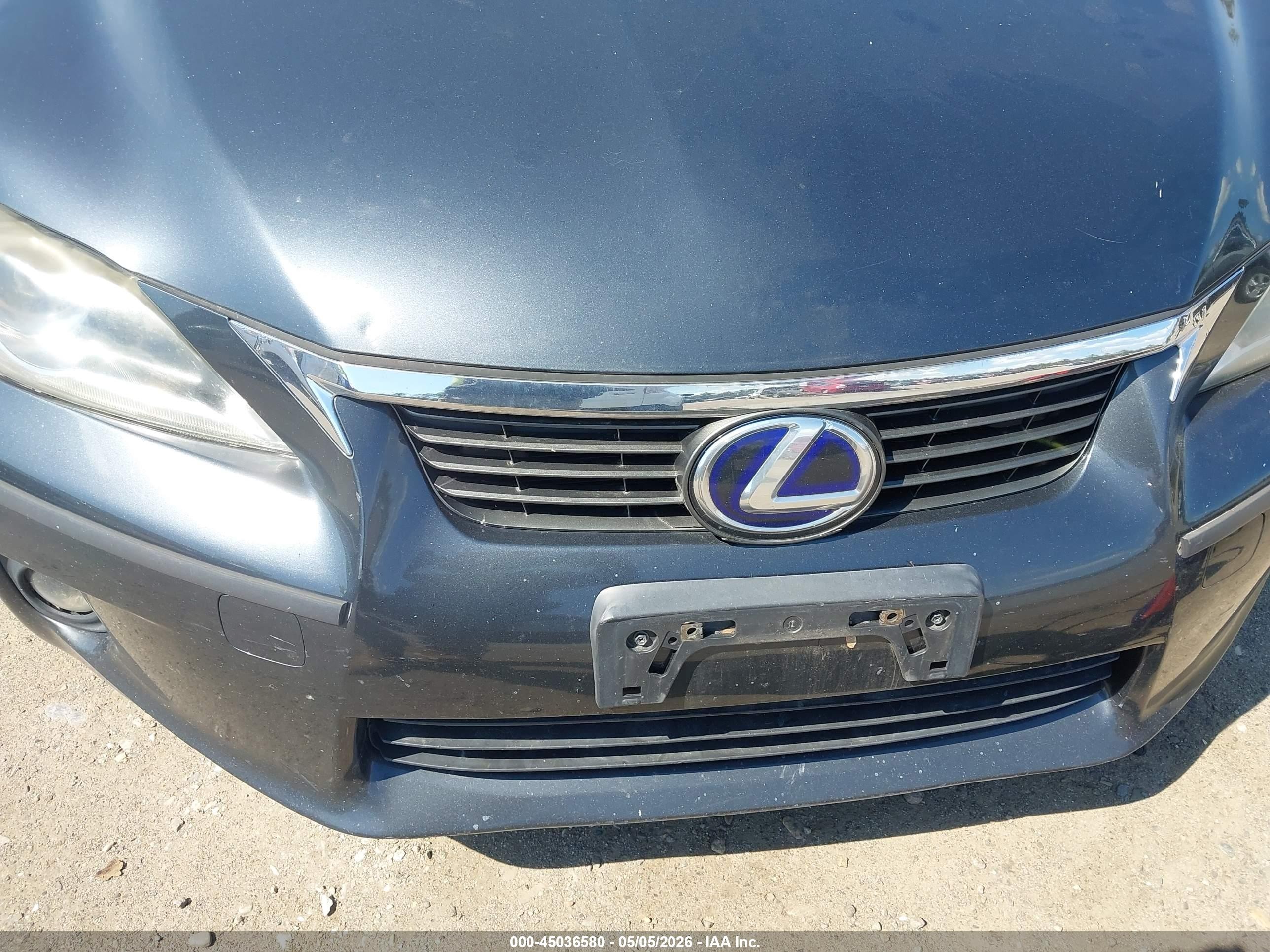 2011 Lexus Ct 200h Premium Серый vin: JTHKD5BH1B2030398