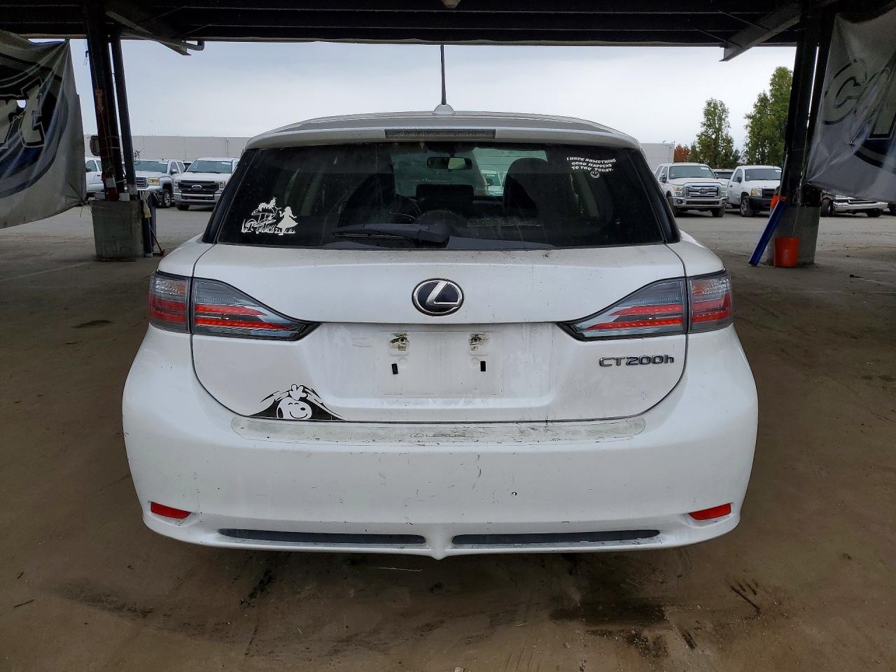 2011 Lexus Ct 200 White vin: JTHKD5BH1B2045628