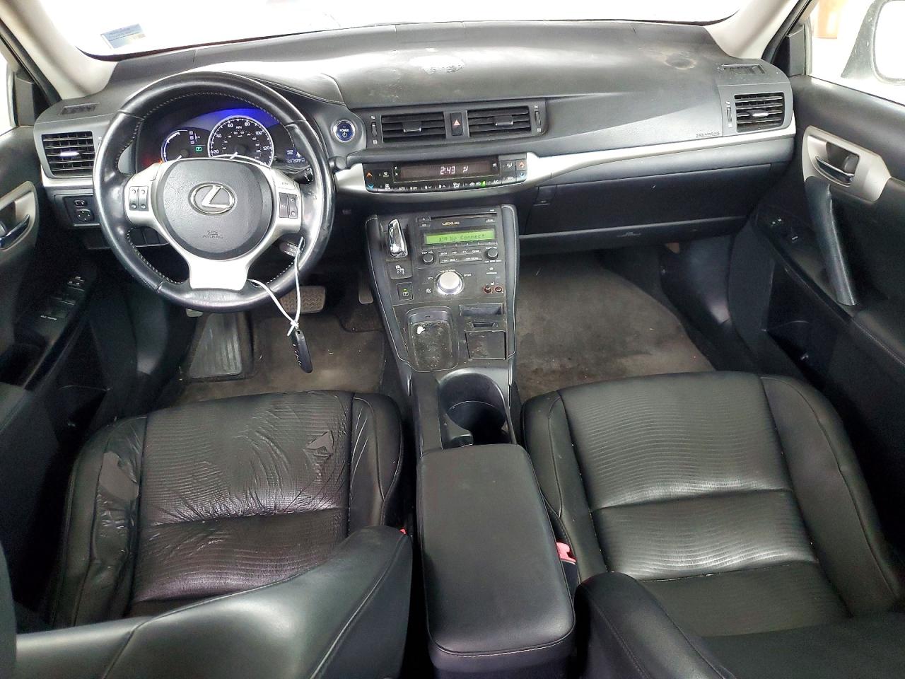 2011 Lexus Ct 200 White vin: JTHKD5BH1B2045628
