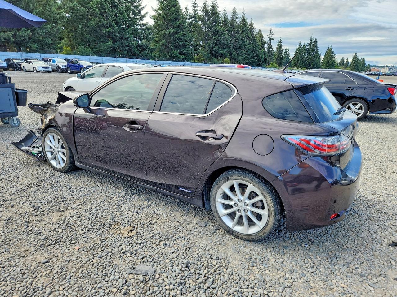2012 Lexus Ct 200 Коричневый vin: JTHKD5BH1C2059319