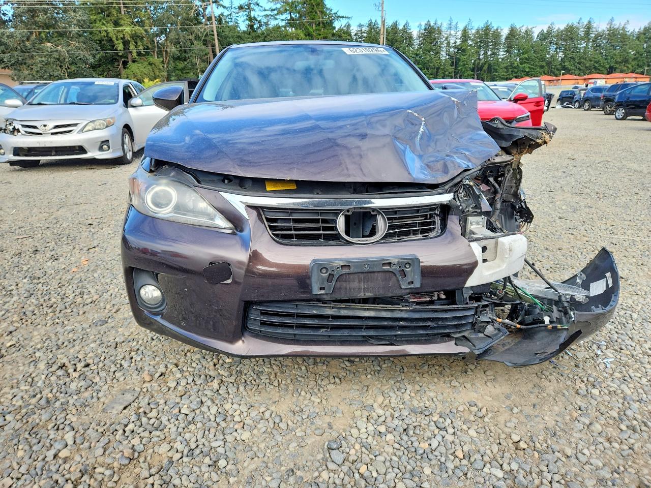2012 Lexus Ct 200 Коричневый vin: JTHKD5BH1C2059319