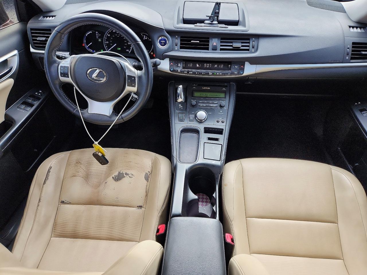 2012 Lexus Ct 200 Коричневый vin: JTHKD5BH1C2059319