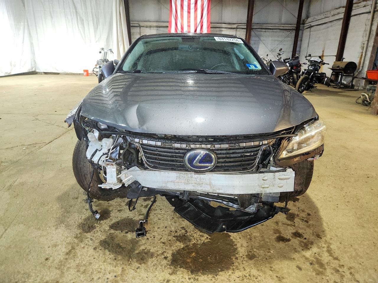 2012 Lexus Ct 200 Серый vin: JTHKD5BH1C2063001