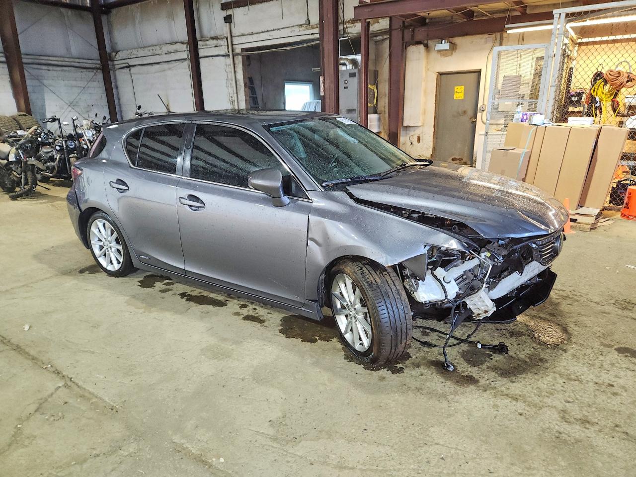 2012 Lexus Ct 200 Серый vin: JTHKD5BH1C2063001