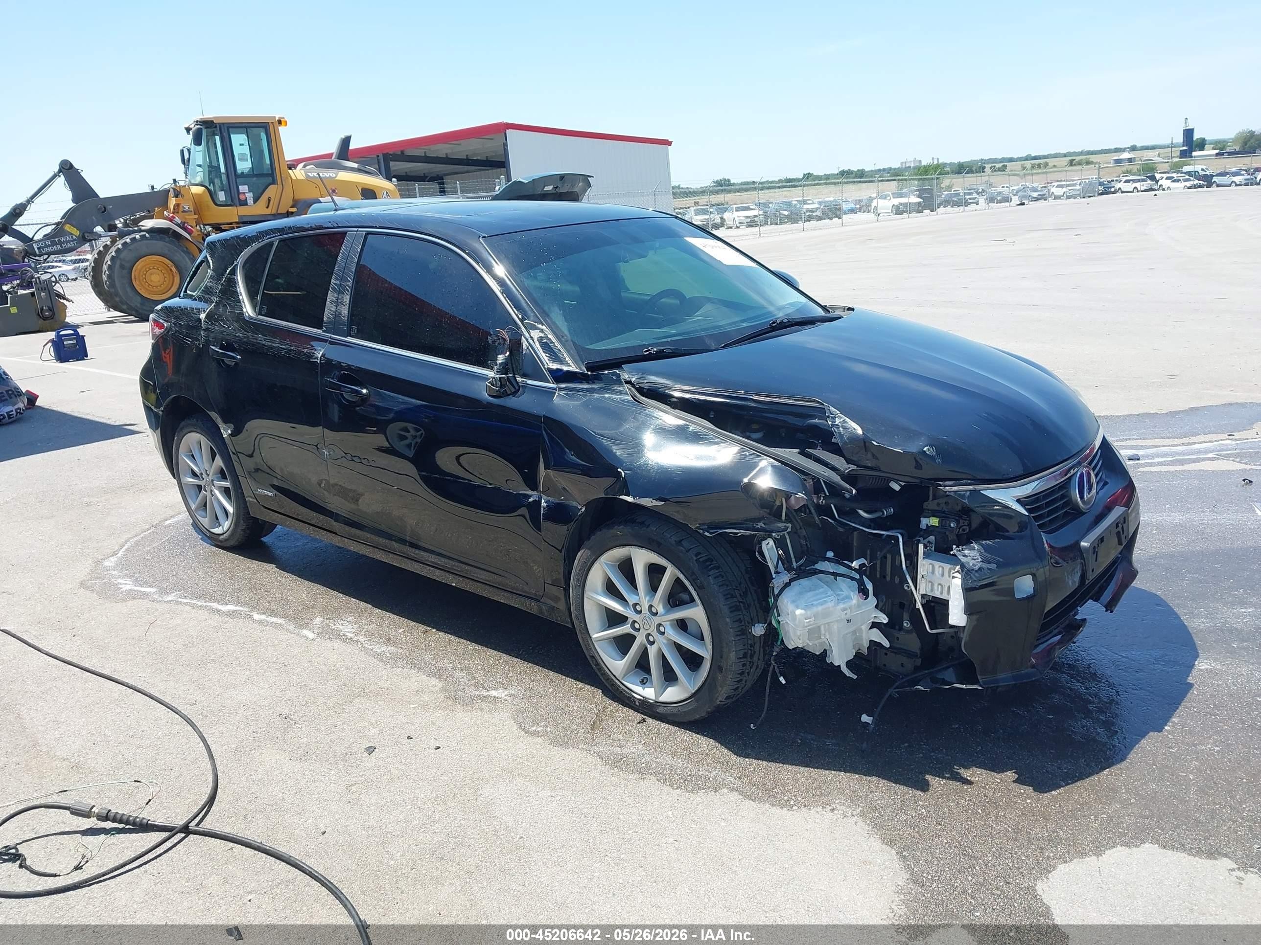 2012 Lexus Ct 200h Premium Black vin: JTHKD5BH1C2072295