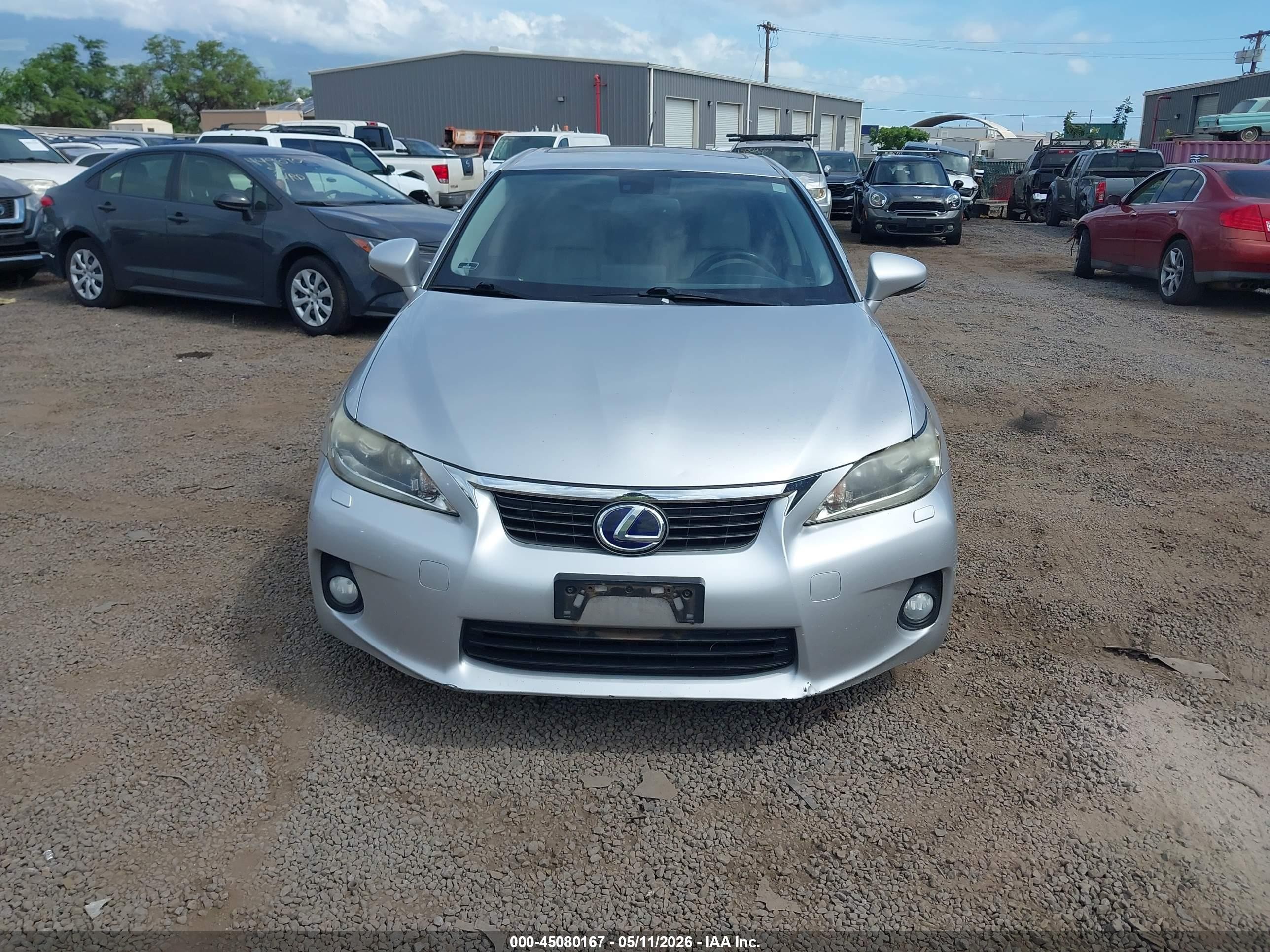 2012 Lexus Ct 200h Premium Silver vin: JTHKD5BH1C2083362