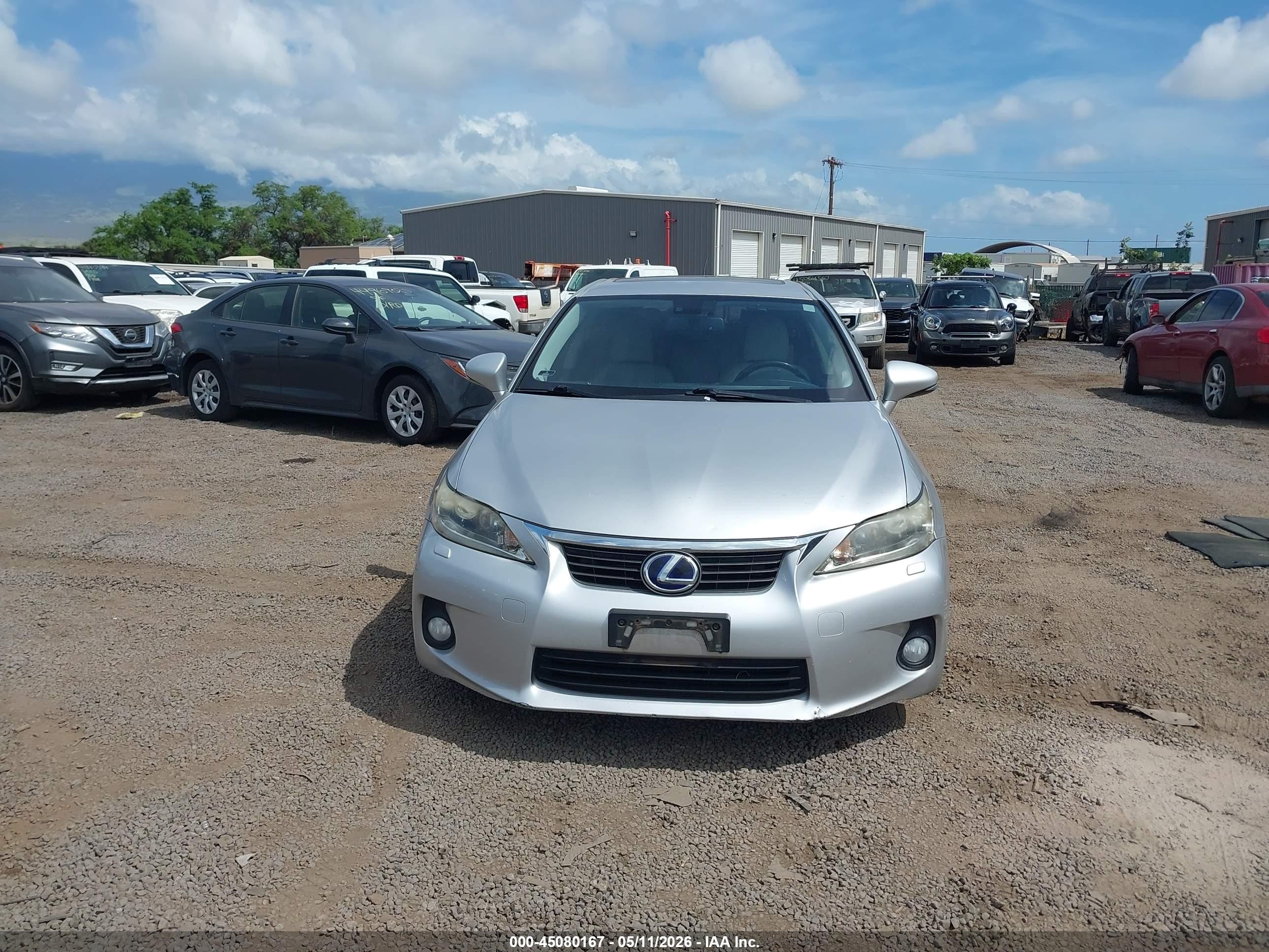 2012 Lexus Ct 200h Premium Silver vin: JTHKD5BH1C2083362