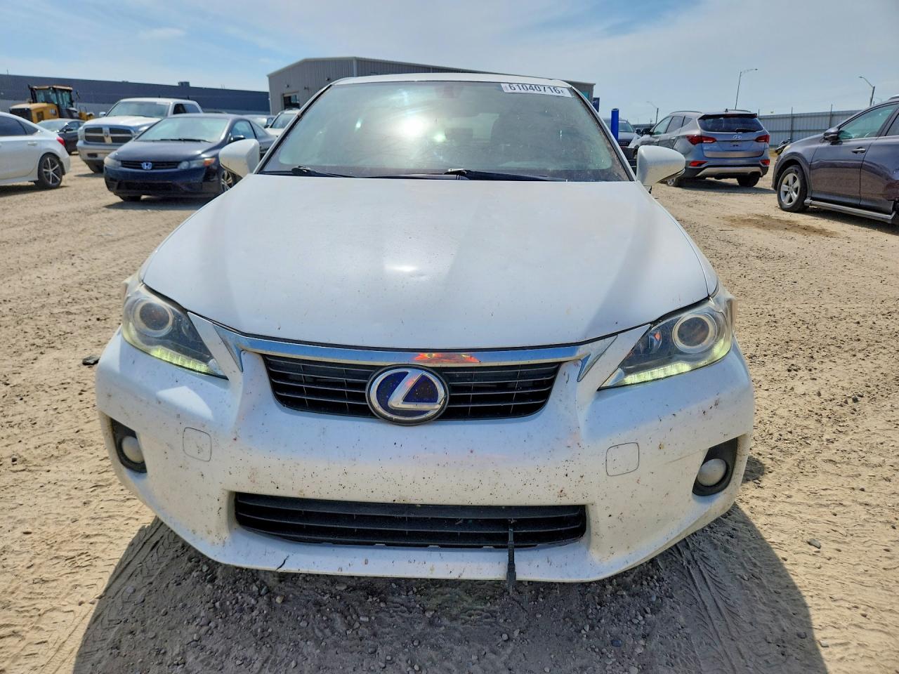 2012 Lexus Ct 200 White vin: JTHKD5BH1C2098220