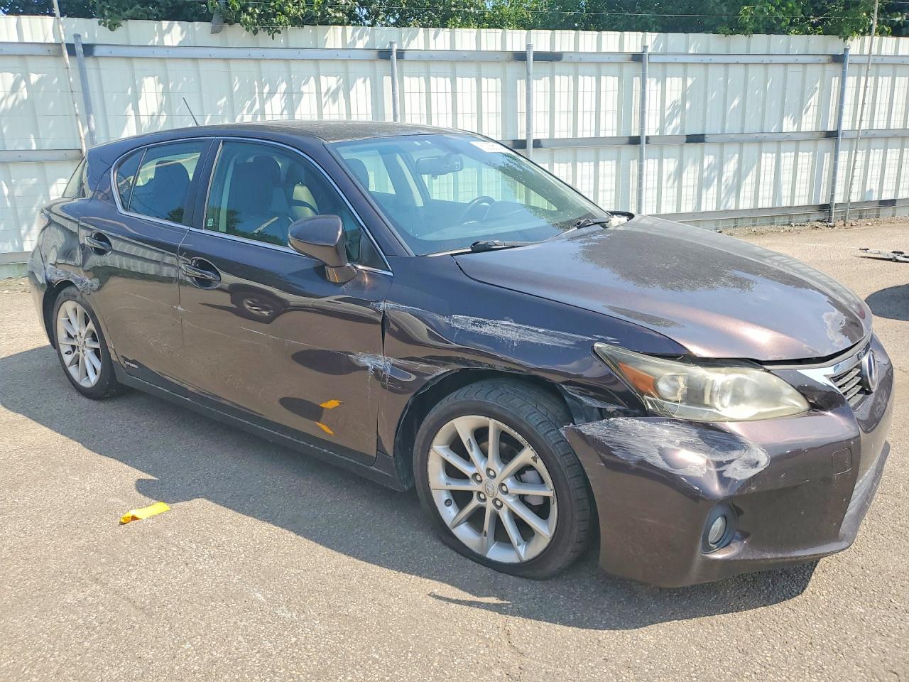 2012 Lexus Ct 200 Brown vin: JTHKD5BH1C2100113