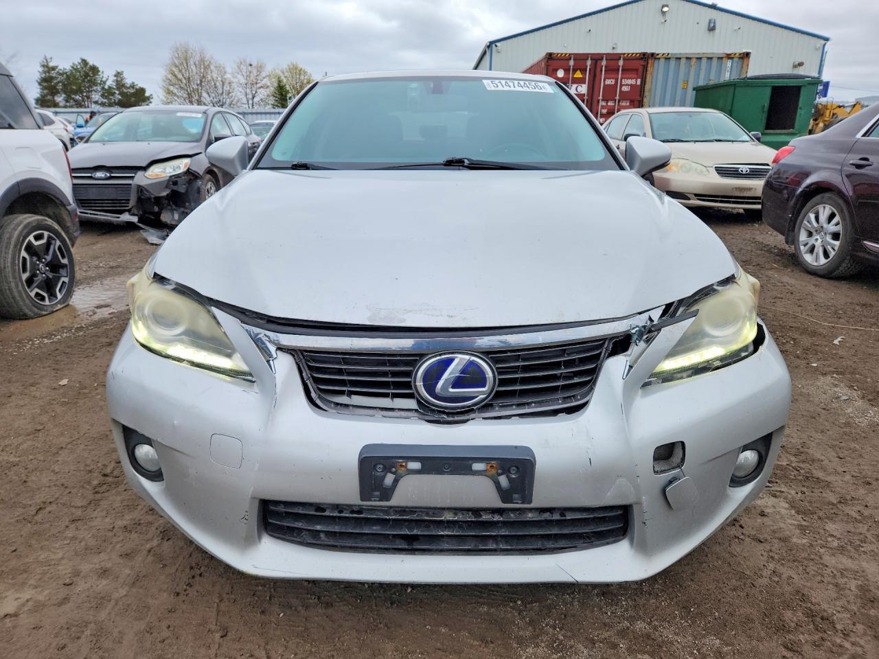 2012 Lexus Ct 200 Silver vin: JTHKD5BH1C2100869