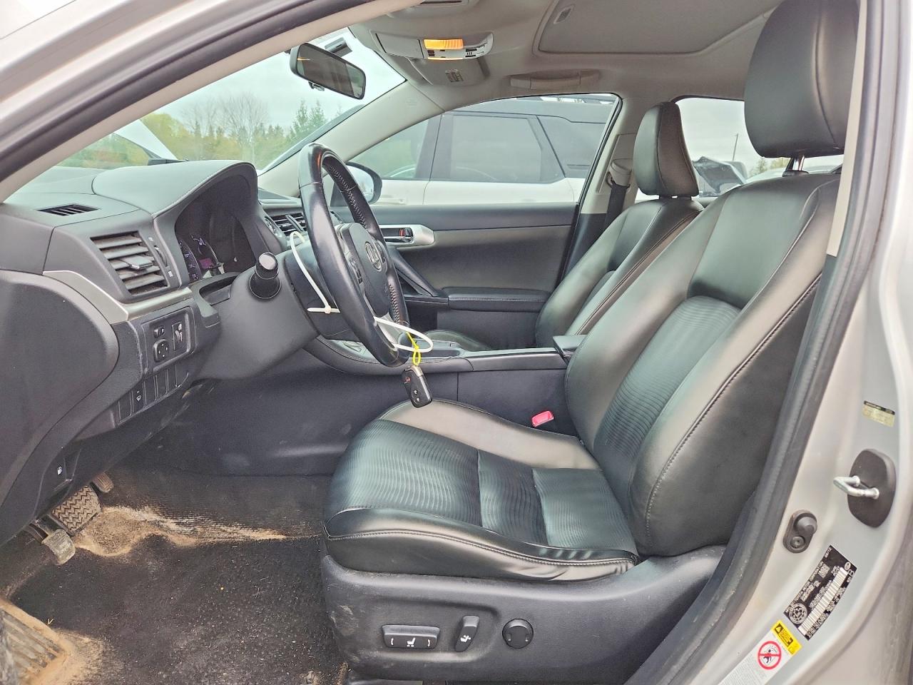 2012 Lexus Ct 200 Silver vin: JTHKD5BH1C2100869