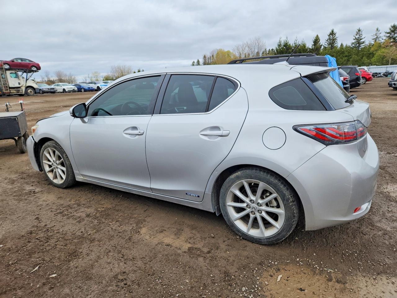 2012 Lexus Ct 200 Silver vin: JTHKD5BH1C2100869