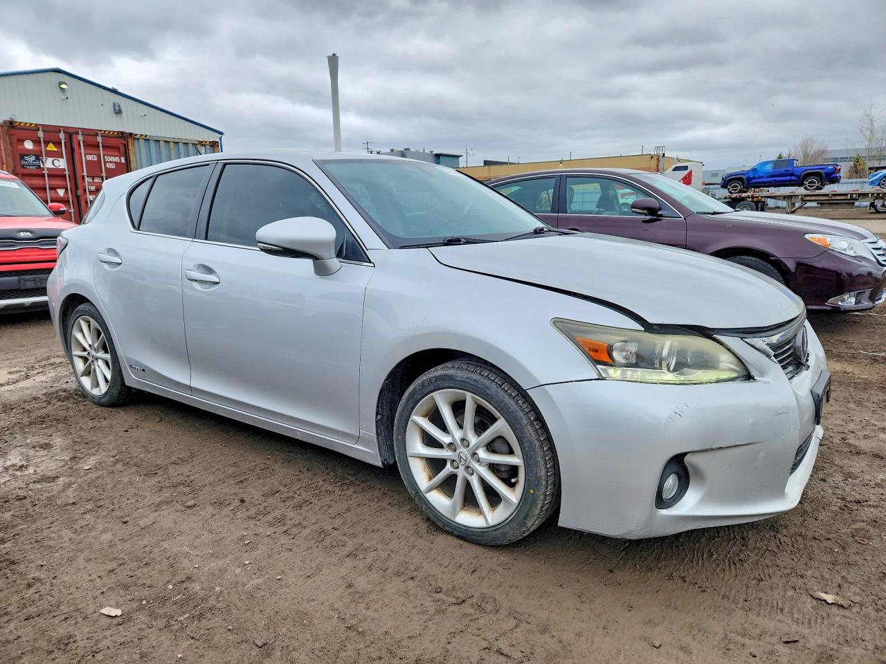 2012 Lexus Ct 200 Silver vin: JTHKD5BH1C2100869