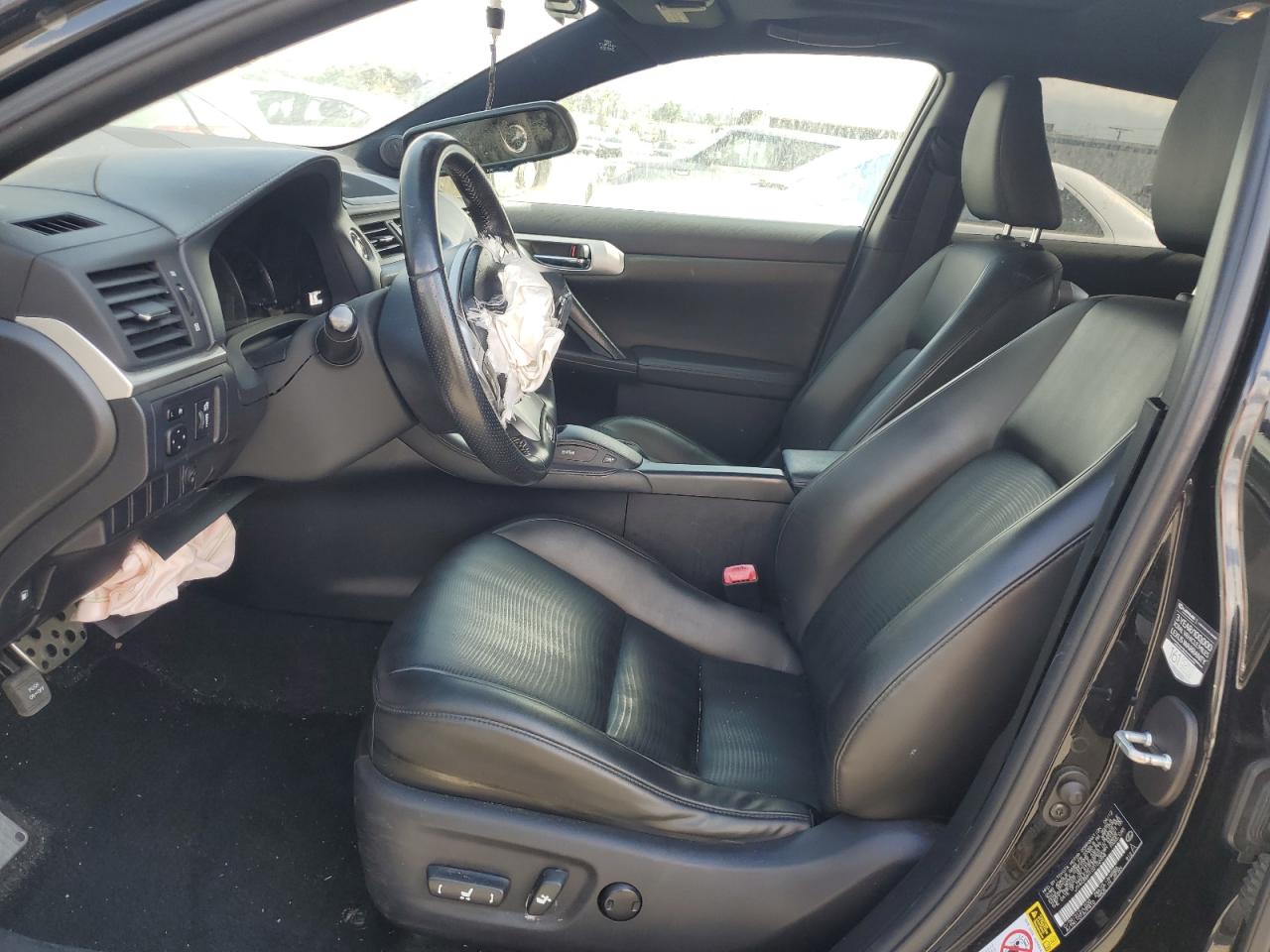 2012 Lexus Ct 200 Black vin: JTHKD5BH1C2102458