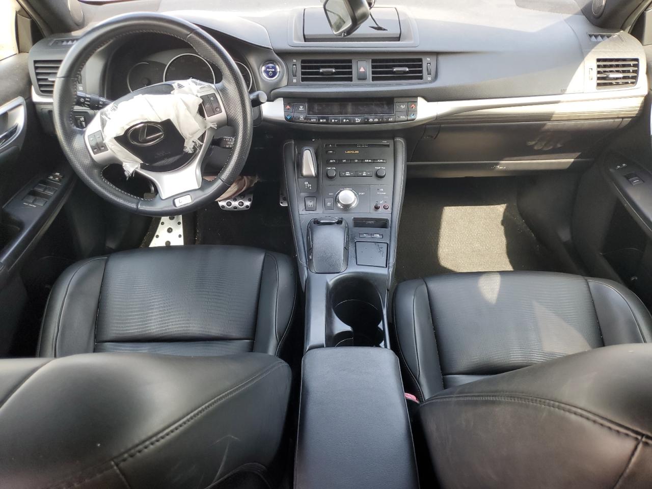 2012 Lexus Ct 200 Black vin: JTHKD5BH1C2102458