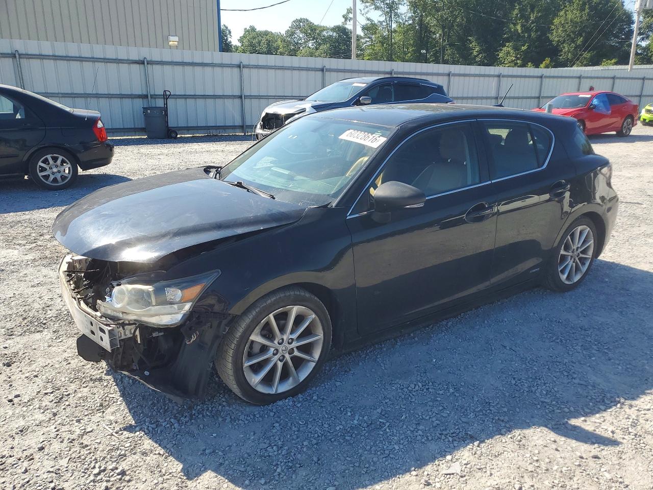 2012 Lexus Ct 200 Black vin: JTHKD5BH1C2121186